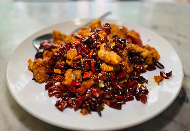 P1. Chicken with Red Dried Chili 歌乐山辣子鸡.