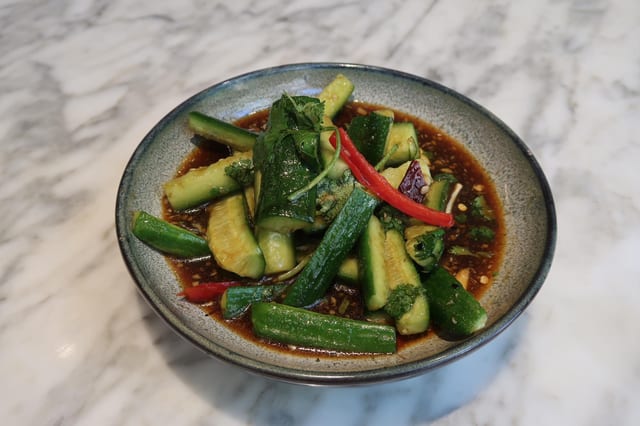 A12. Cucumber Salad with Garlic Sauce 绝味黄瓜.