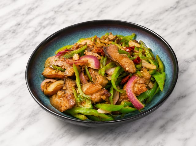 CS22. Sichuan Double-cooked Pork Head 川味回锅猪头肉.