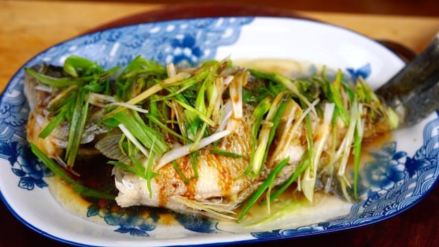 CSM2. Big Mouth Bass (Steamed) 盲曹(清蒸).