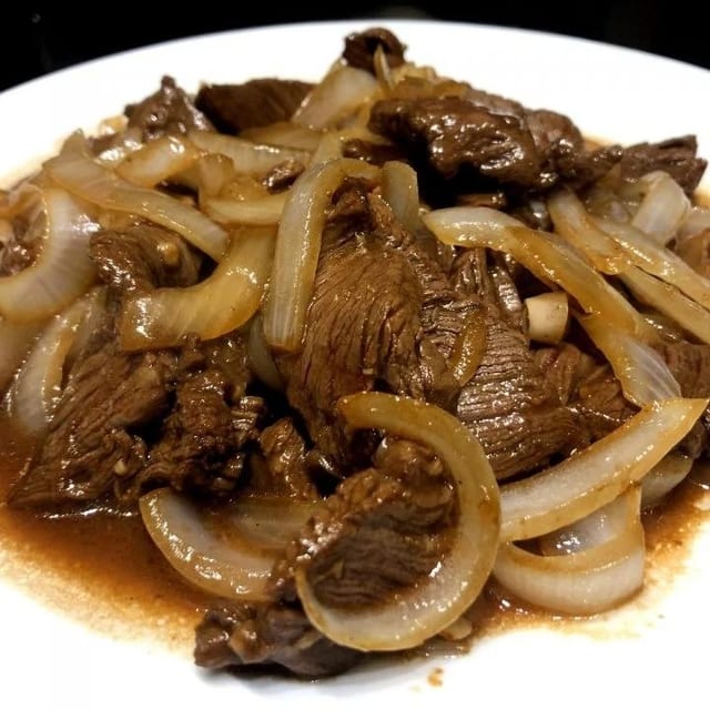 AS5. Beef with Onion 葱爆牛.