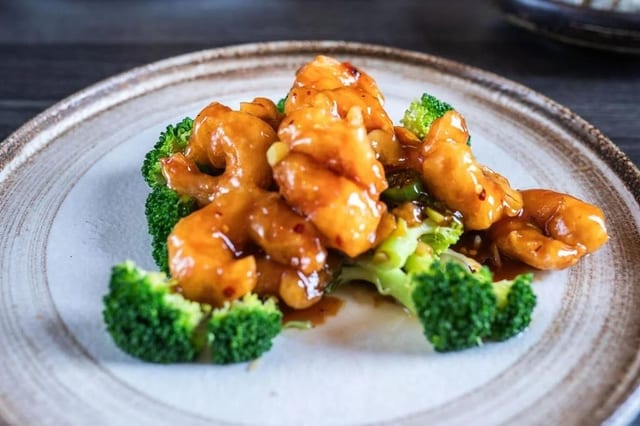 AS9. General Tso's Prawn 左宗棠虾.