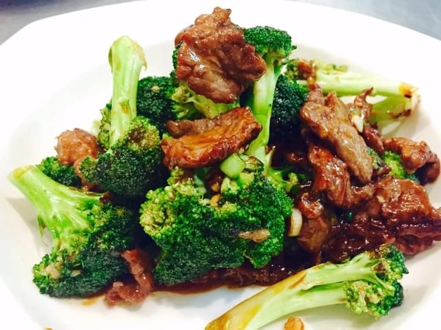 AS4. Beef with Broccoli 芥兰牛.
